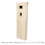 Blackwrap Sleeve Bag Canvas, 30" x 9" x 2 1/2", w/D-Ring