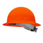 Full Brim Hard Hat with 8 Point Ratchet Suspension